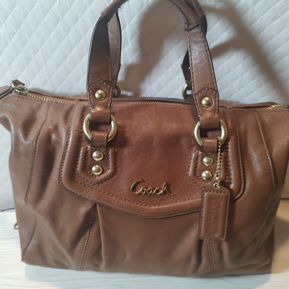 Coach Handbags - EUC - Coach Leather Satchel Bag - Brown